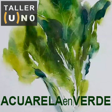 Taller (U)NO Acuarela en verde